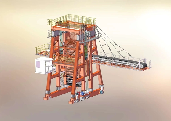 Chain Bucket Unloader For Coal Fired Power Plant