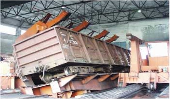 Rapidly Side Rail Car Dumper Wagon Unloading System