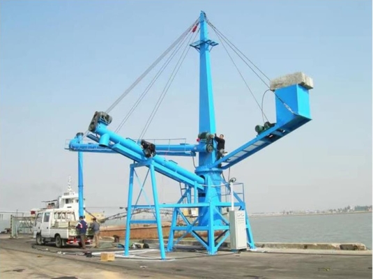 Stationary Continues Screw Ship Unloader For Unloading Grain