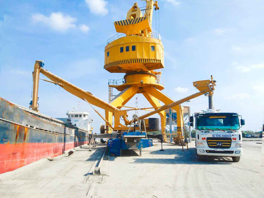 PPG Continuous Screw Ship Unloader For Unloading Cement